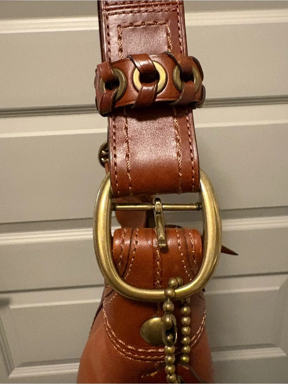 Coach Y2K 2008 Bleecker Duffle 11422 in Cognac/Whiskey